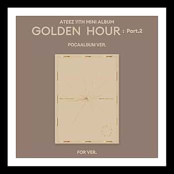 新品未開封 アルバム ATEEZ GOLDEN HOUR pt.2 POCA ATEEZ 11TH MINI ALBUM GOLDEN HOUR PART.2 (POCAALBUM VER